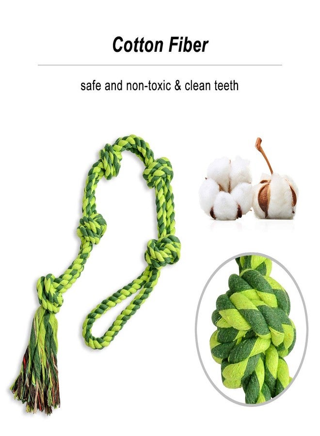Vitscan Dog Toys for Large Dogs and Aggressive Chewers, Durable Dog Toy,5-Knot Rope Tug,Heavy Duty Chew Sturdy Cotton Knot Ropes Toy for Large Breed Dogs,Indestructible Rope for Tug-of-War Play - Image 2